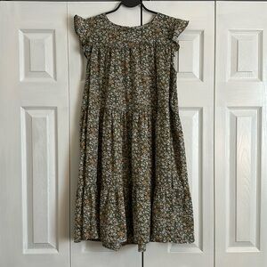 Small floral print Hayden midi dress